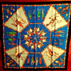 Hermes silk Scarf L'arme Imperiale Russe by Michel